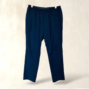 [그린 라벨 릴랙싱] 워크 팬츠 테이퍼드 네이비 허리밴딩