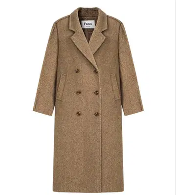 Fano Studios 헤링본 체스터 코트