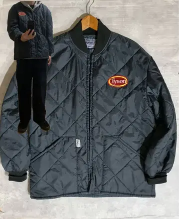 DICKSON 딕슨 퀼팅 나일론 자켓 다크 네이비