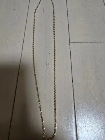 10K 골드 로프 체인 목걸이