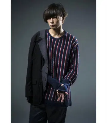 글램 스트라이프 크리드 니트 사이즈 1 빅 사이즈