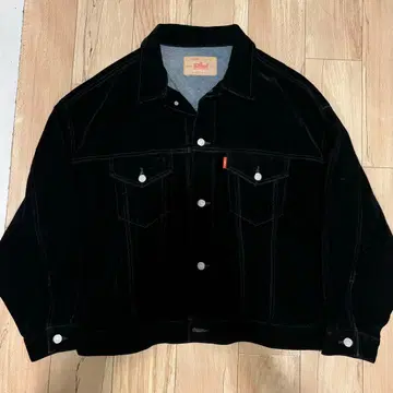 Ungrid 플로키 기모 데님 자켓 블랙