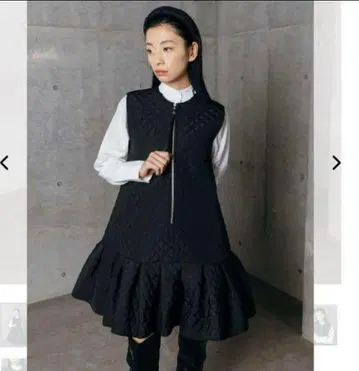 Bibiy. EMILY FRILL DRESS 퀼팅 원피스