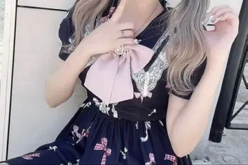 romantic ribbon 세일러 카라 원피스 [ Ank Rouge ]