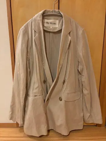 Ray BEAMS 베이지 테일러드 자켓