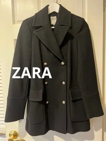 ZARA 더블 브레스트 울 코트