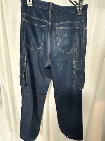 카고 스타일 다크 블루 데님