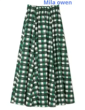 Mila Owen 미라 오웬 개더 맥시 스커트