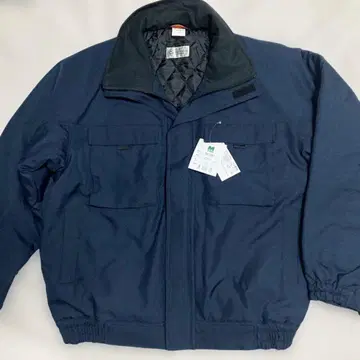 미도리 안전 정전기 방지 방한 블루종 작업복 LL 점퍼 네이비