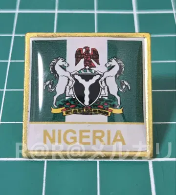 박람회 나이지리아관 핀 배지 나이지리아 파빌리온 1