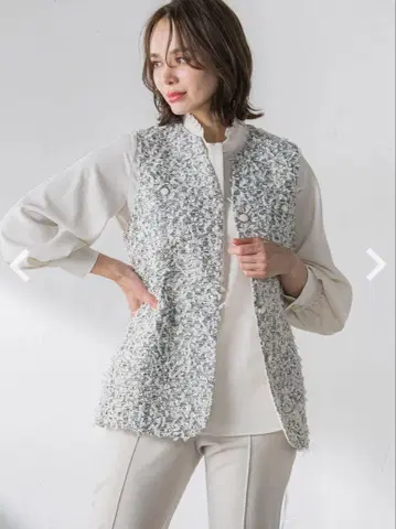 Viaggio Blu 팬시 트위드 베스트