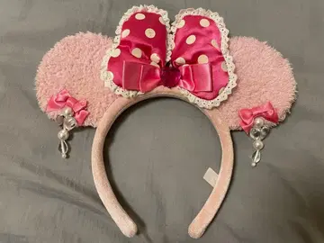 디즈니 머리띠 미니 프릴 귀찌