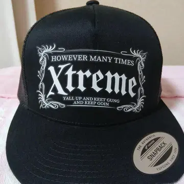 Xtreme 메쉬 백 스냅백 캡