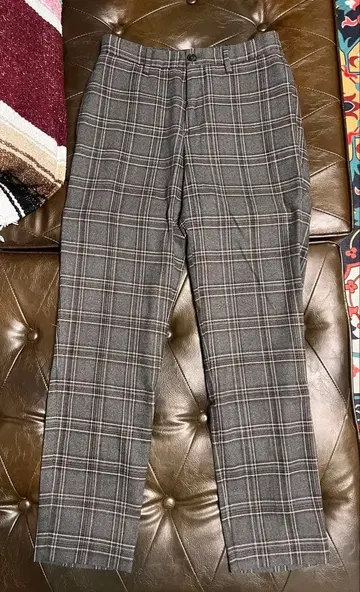 ZARA 체크 무늬 슬랙스 S 사이즈