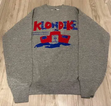 KLONDIKE 그레이 맨투맨 S 사이즈