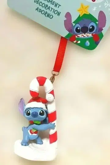 새상품 스티치 크리스마스 오너먼트 디즈니 스토어 온라인 완판템