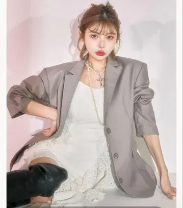 다리치 오버 사이즈 테일러드 자켓