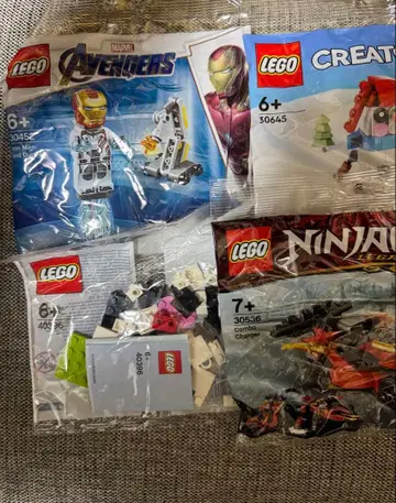 레고 폴리백 4종 세트 아이언맨 외 새상품