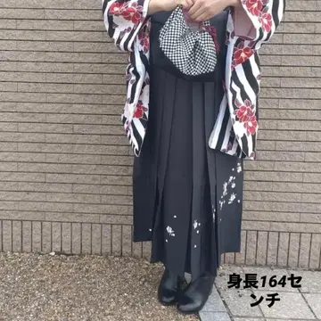 졸업식 하카마 여성용 L 사이즈