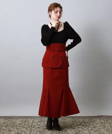 DEICY 2WAY 트렌치 디자인 스커트