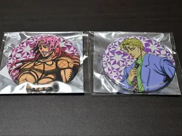 요시카게 키라 & 디아보로 죠죠 월드 글리터 캔뱃지