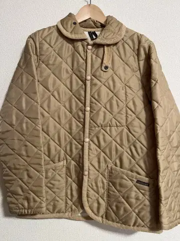 LAVENHAM 퀼팅 자켓 베이지