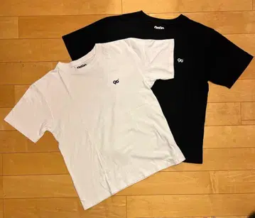 9090 T셔츠 2장 세트 화이트 블랙