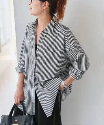 Spick and Span 50 코튼 오버 셔츠