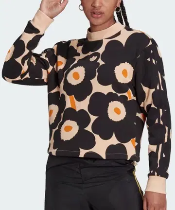adidas marimekko 꽃무늬 맨투맨