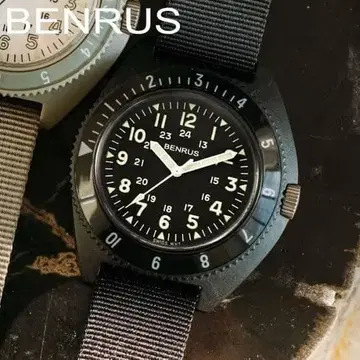 BENRUS TYPE-III 손목시계 블랙