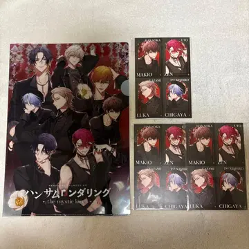 AGF2025 핸섬 런더링 클리어 파일 엽서 4세트