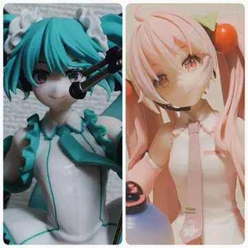 하츠네 미쿠 AMP+ 피규어 박스 없음 2체 묶음 판매