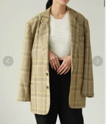 TODAYFUL 체크 오버 자켓 36