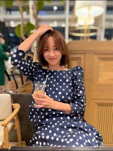 rosymonster 하트 도트 블라우스