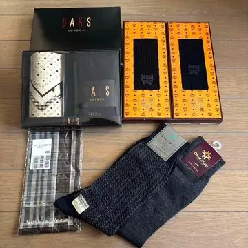 MCM DAKS 외 브랜드 양말 & 손수건 세트 5켤레/2개