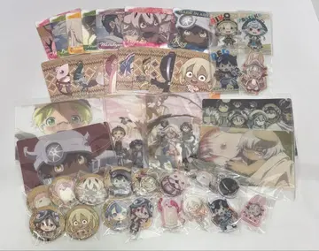 메이드 인 어비스 굿즈 묶음 판매 캔뱃지 아크릴 스탠드 코스터