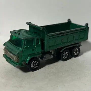 토미카 블랙 상자 히노 덤프트럭 ZM 그린 창 일본제 당시물