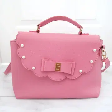 로디스포토 리본 숄더백 핑크