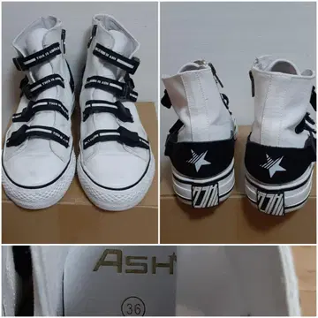 ASH 36 하이컷 스니커즈 23cm