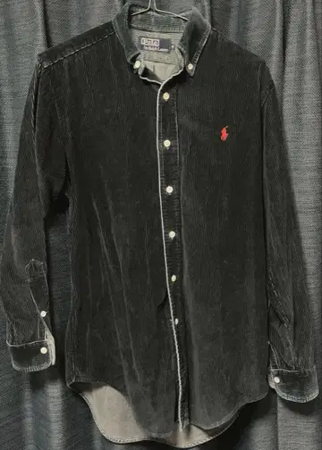 [ 랄프 로렌 ] 코듀로이 셔츠 S 네이비 100% COTTON