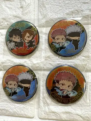 주술회전 캔뱃지 새상품 고죠 사토루 이타도리 유우지