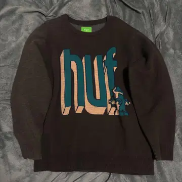 HUF 브라운 스웨터 니트