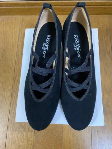 KISSA SPORT 키사스포츠 플랫슈즈 블랙 23cm