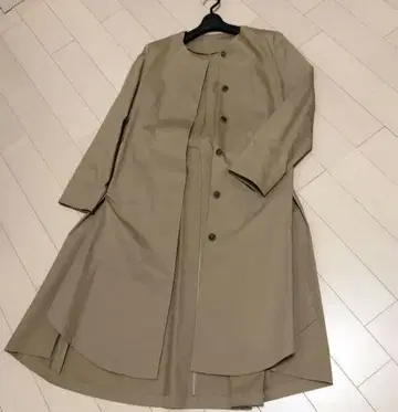 노카라 트렌치코트