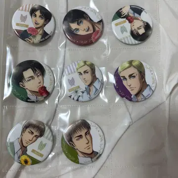 진격의 거인 캔뱃지 플라워 Flower