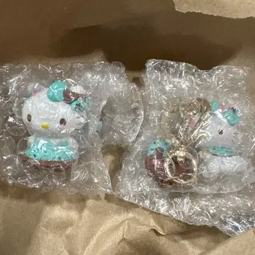 산리오 시크릿 마스코트 참 (초코 민트) 키티