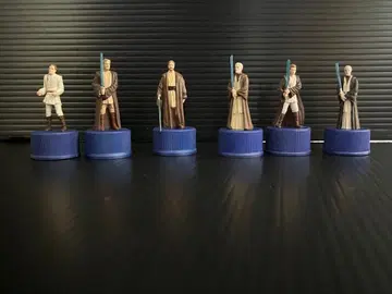 스타 워즈 병뚜껑 컬렉션 오비완 케노비 6개 세트