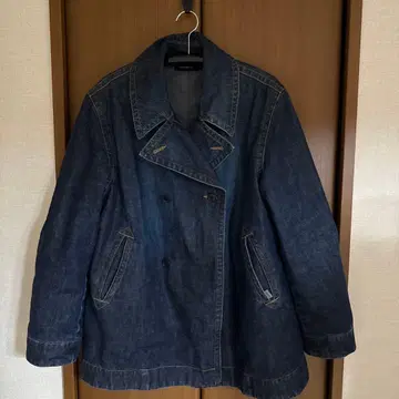 Calvin Klein Jeans 더블 브레스트 데님 자켓 XL