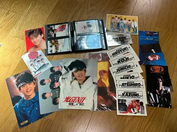 GENJI 모로호시 카즈미 사진 스티커 책받침 회보