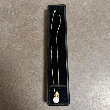 유품 정리 목걸이 펄 액세서리 골드